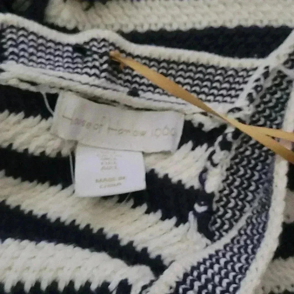 NWT HOUSE OF HARLOW 1960 Navy Striped Sleeveless Top & Shorts 2 Piece Set large - Picture 3 of 8